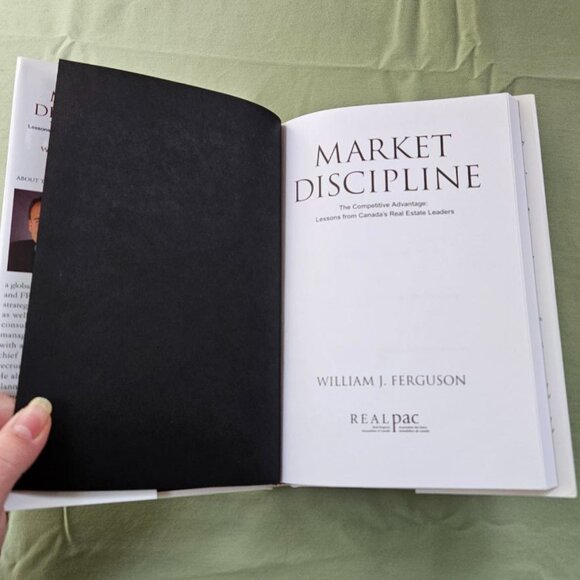 Market Discipline by William J Ferguson - Hardcover book on Real Estate Canada - Picture 3 of 7